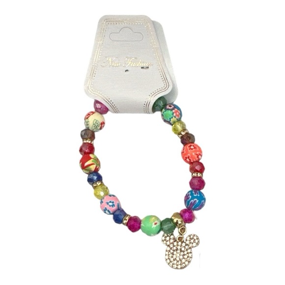NIP Beaded Charm Bracelet - Picture 1 of 3